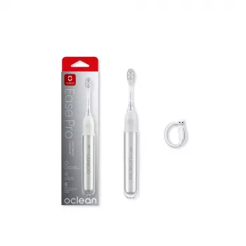 Oclean Ease Pro Silver Electric Toothbrush with Sonic Technology, 5 Brushing Modes, USB-C Charging, IPX7 Waterproof, 180-Day Battery Life