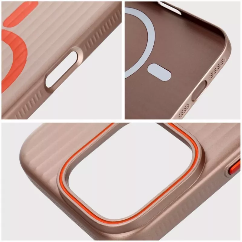 OEM Case for iPhone 15 Pro Max Simply Compatible with MagSafe Titanium Desert