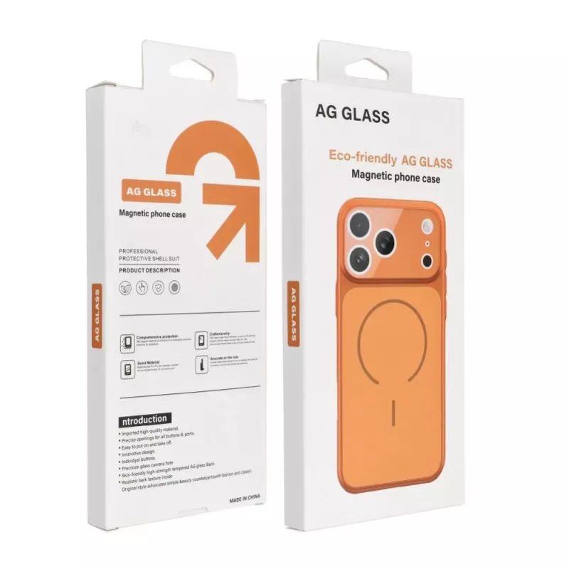 OEM Case for iPhone 17 AIR Make 17 Compatible with MagSafe Orange