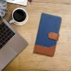 OEM Flip Case for iPhone 16 Pro Max Jeans Book Blue
