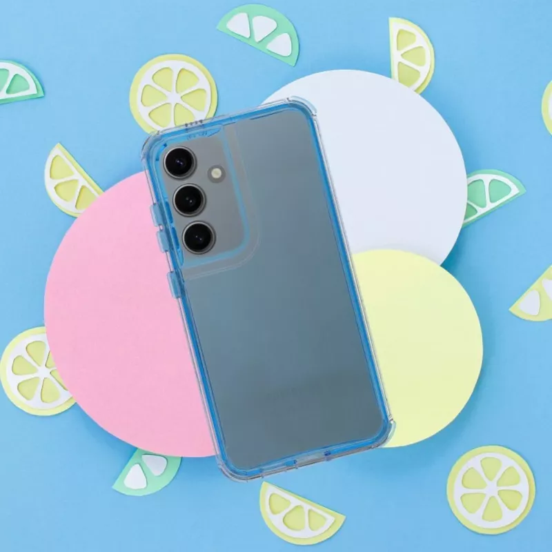 OEM MATRIX CLEAR Case for Samsung Galaxy A35 5G - Transparent Blue