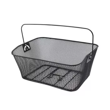 OEM Rear Bicycle Basket FSBKT-033 Black Steel Wire 20L