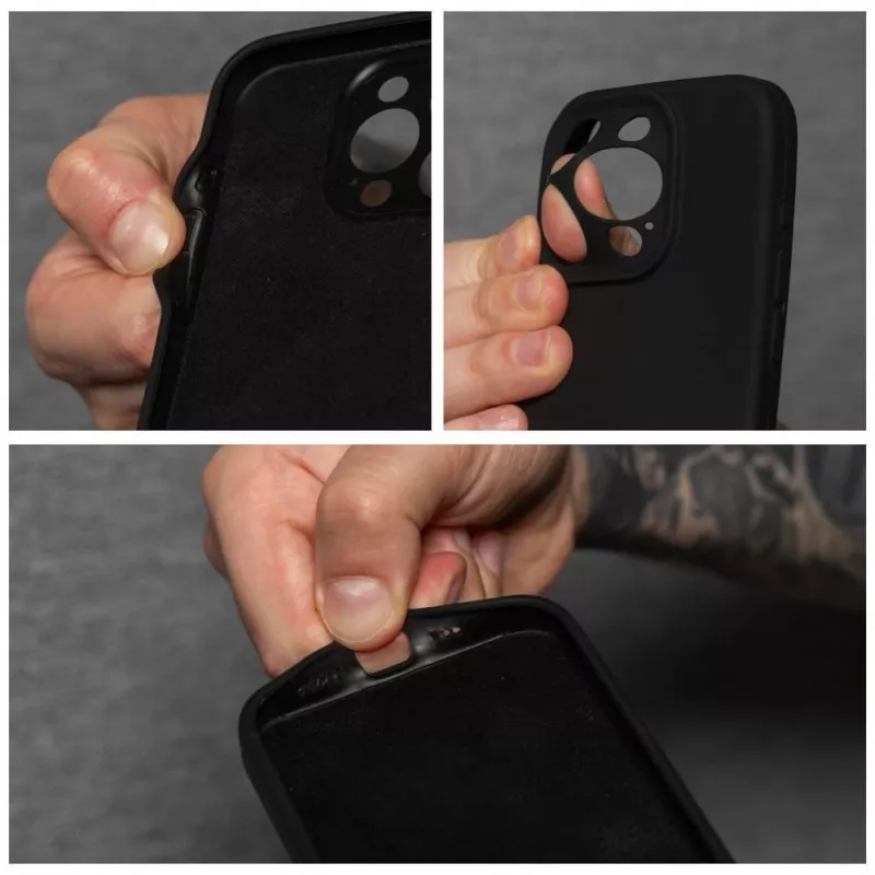 OEM Silicone Case for Apple iPhone 16 Pro Max 2mm Black