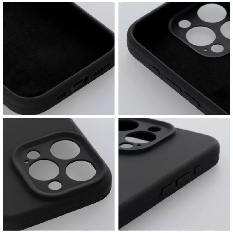 OEM Silicone Case for Apple iPhone 16 Pro Max 2mm Black