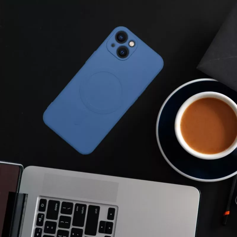 OEM Silicone MagSafe Case for Apple iPhone 16 with Camera Protection - Blue