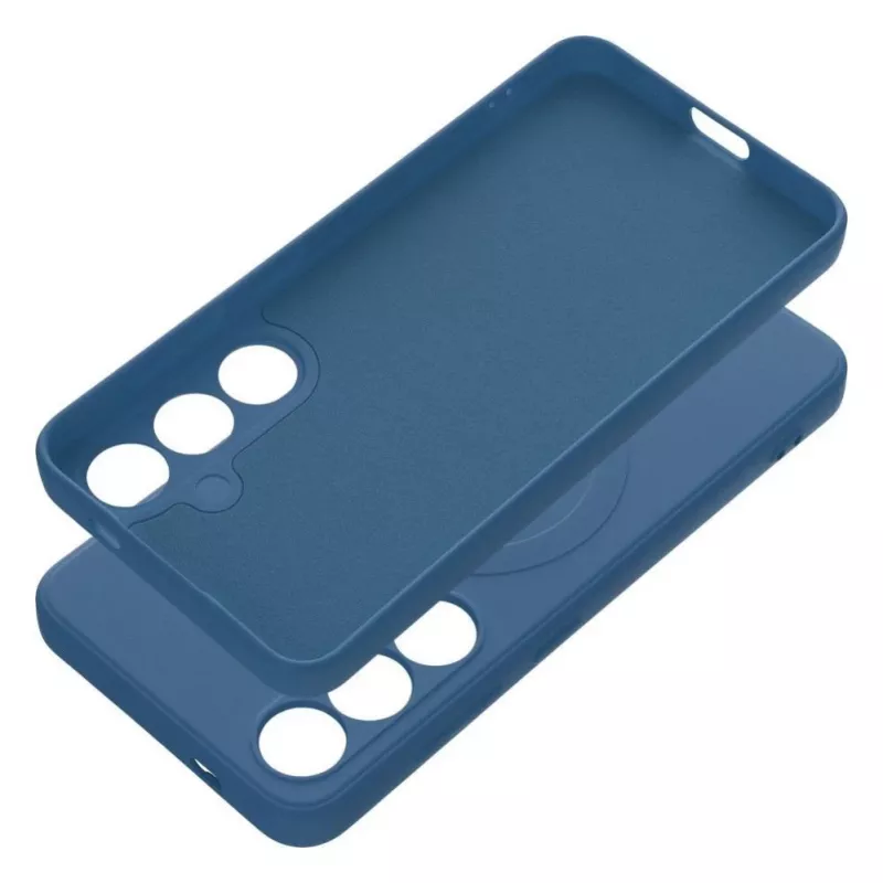 OEM Silicone MagSafe Case for Samsung Galaxy S24 with Camera Protection - Blue