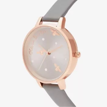 OLIVIA BURTON Wishing Star Women's Watch OB16PQ03 34 mm Rose Gold