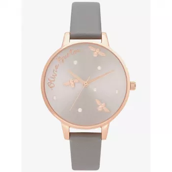 OLIVIA BURTON Wishing Star Women's Watch OB16PQ03 34 mm Rose Gold
