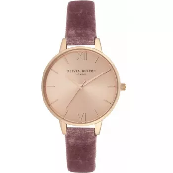OLIVIA BURTON Women's Daisy Chain Quartz Watch OB16DE03 34mm Rose Gold Stainless Steel Mesh