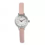 OLIVIA BURTON Women's Mini Dial Watch OB16MC59 - Rose Gold Tone Stainless Steel Case, White Dial, Grey Leather Strap, 23 mm