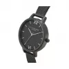 Olivia Burton Women's Sparkle Bee Watch OB16GD49 - 34mm Quartz, White Dial, Grey Leather Strap