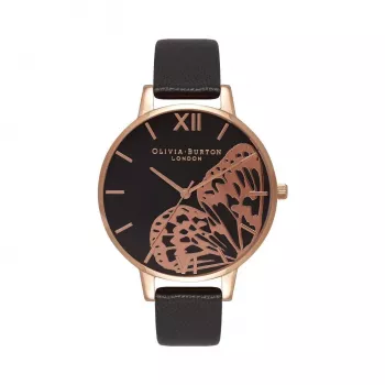 Olivia Burton Women's Watch OB16AM97 38mm Silver Stainless Steel Mesh Bracelet