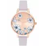 OLIVIA BURTON Women's Watch OB16AN03 (34 mm) Rose Gold-tone Stainless Steel Mesh