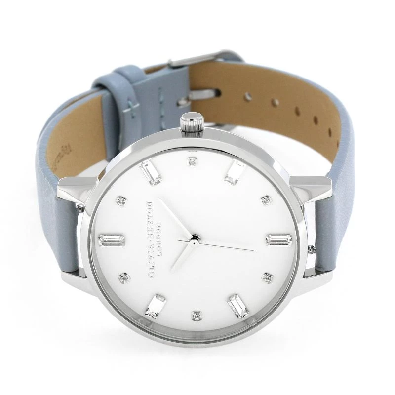 OLIVIA BURTON Women's Watch OB16BJ01 34mm Silver Stainless Steel Mesh
