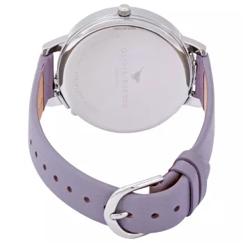 OLIVIA BURTON Women's Watch OB16CB05 38mm Rose Gold Stainless Steel Case Blush Leather Strap