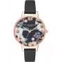Olivia Burton Women's Watch OB16GSET24 34mm with Floral Dial and Bracelet