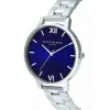 Olivia Burton Women's Watch OB16SH02 40 mm Rose Gold Stainless Steel Case Grey Leather Strap