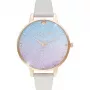 OLIVIA BURTON Women's Watch OB16US47 38 mm Rose Gold Grey Leather