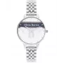 Olivia Burton Women's Watch OB16VS07 (34 mm) - Rose Gold Tone Stainless Steel Case, Grey Leather Strap