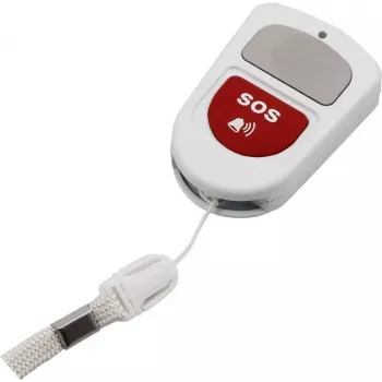 Olympia 5912 RF Wireless Remote Control, 4-Button Keychain, White