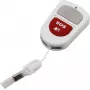 Olympia 5912 RF Wireless Remote Control, 4-Button Keychain, White