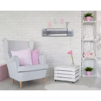 OLYMPIA BR 60 Infrared Baby Heater – 600W, Wall-Mounted, IPX4 Splashproof