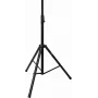 OMNITRONIC LCK-2 Boxenhochständer Speaker Stand, Height Adjustable 100-180 cm, Max Load 30 kg, 35 mm Flange, Steel, Black 60004186