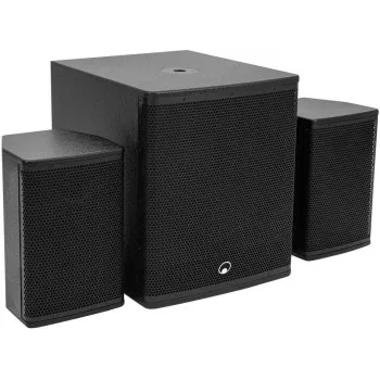 OMNITRONIC MAXX-1508NG 2.1 Active PA System 800W RMS with 15 inch Subwoofer and 8 inch Satellites 11039070