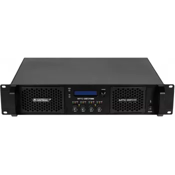 OMNITRONIC MTC-3204DSP 4-Channel Power Amplifier with DSP, 4 x 800 W at 4 Ohm, Class D, 1U Rack Mount 10452431