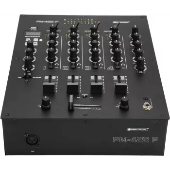 OMNITRONIC PM-422P 4-Channel DJ Mixer with Bluetooth and USB Player 10006878