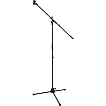 Omnitronic PRO sw Microphone Stand with Telescopic Boom Arm, Black 60005844