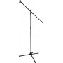 Omnitronic PRO sw Microphone Stand with Telescopic Boom Arm, Black 60005844
