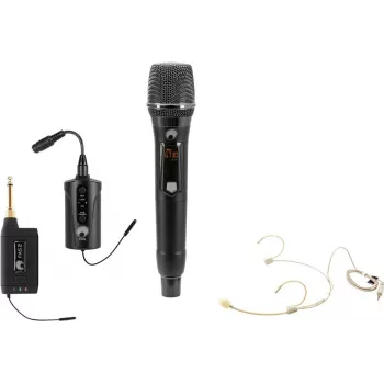 OMNITRONIC Set FAS TWO + Dynamic Wireless Microphone + Bodypack + Headset 660-690MHz (20000970)