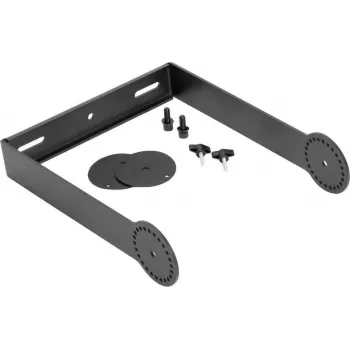 OMNITRONIC Swivel Bracket for PAS-210/210A MK4 Speaker Wall Mount, Steel, Black, 10 kg Load 11039573