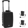 OMNITRONIC WAMS-10BT2 MK2 Portable PA System with 2 UHF Bodypack Transmitters and Headset Microphones (20001024)