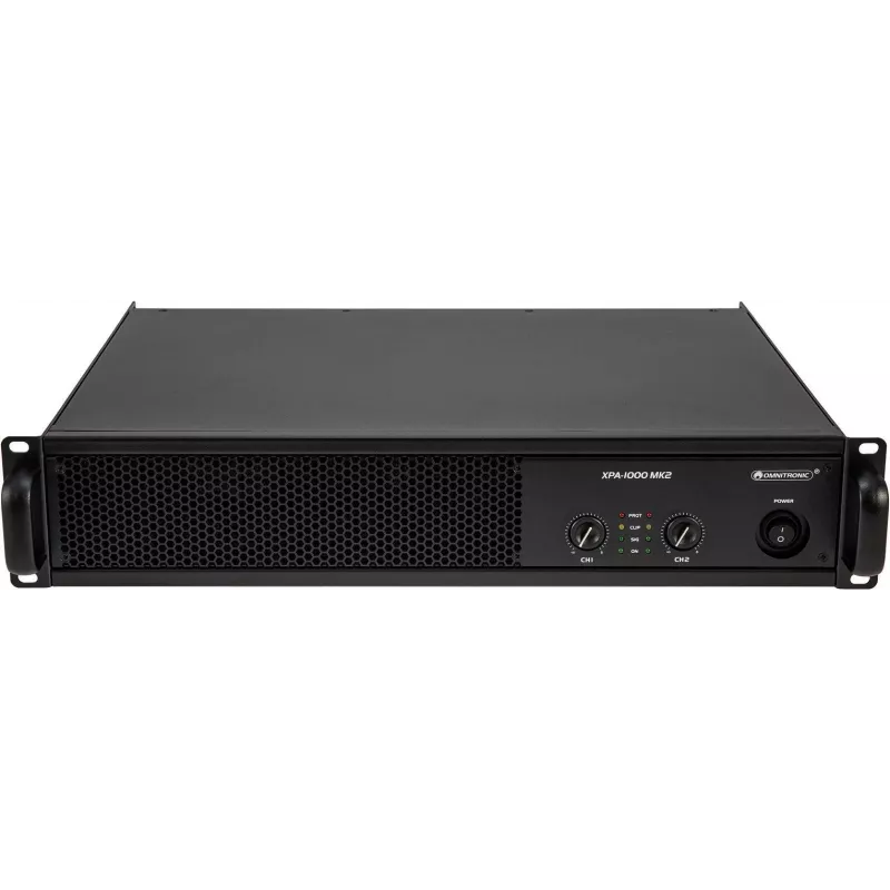 OMNITRONIC XPA-1000 MK2 Power Amplifier 2x500W 4 Ohm 10451003
