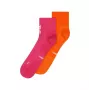ON Core Run Sock Mid 2-Pack Flame/Pink