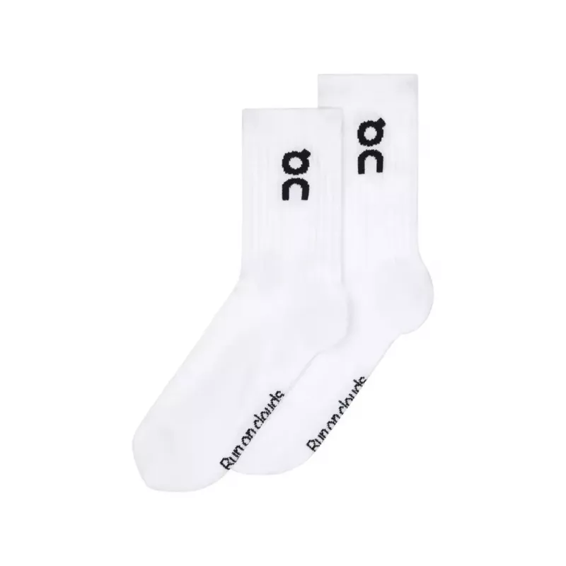 ON Running Logo Sock High 3-Pack White