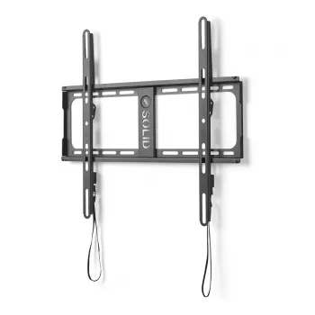 One for All TV Wall Mount 70 Solid Flat WM4415 - Fixed Bracket 32-70 inch, VESA up to 600x400, 100kg, TUV Certified, Black