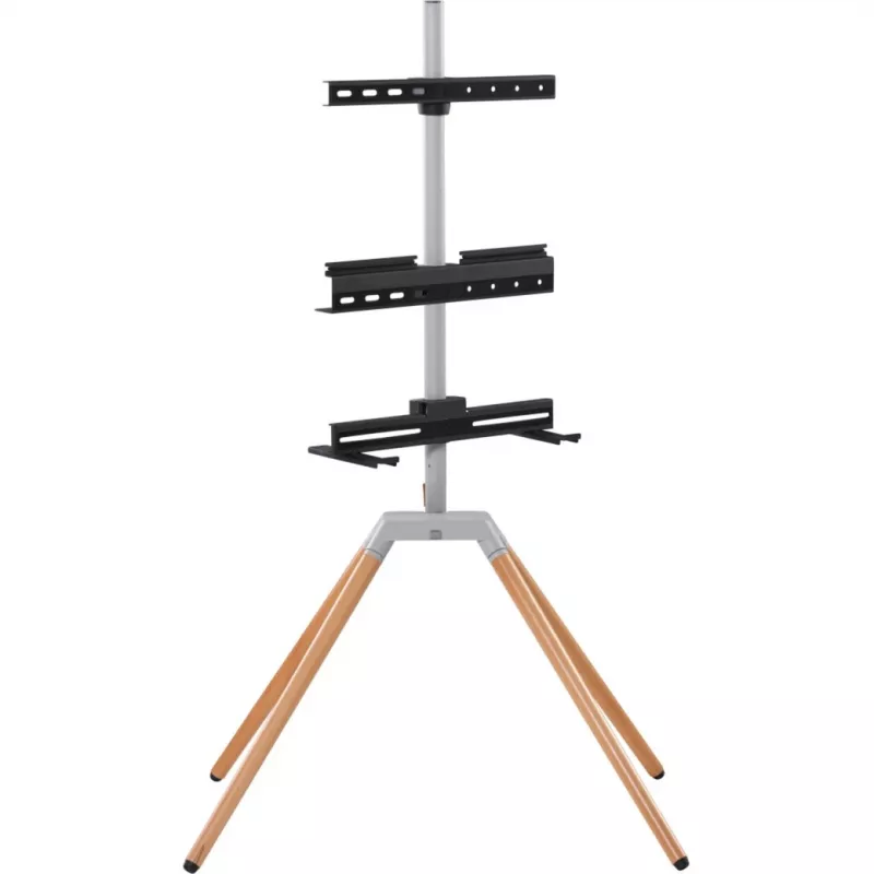 One for All Universal TV Stand Quadpod Silver/Black