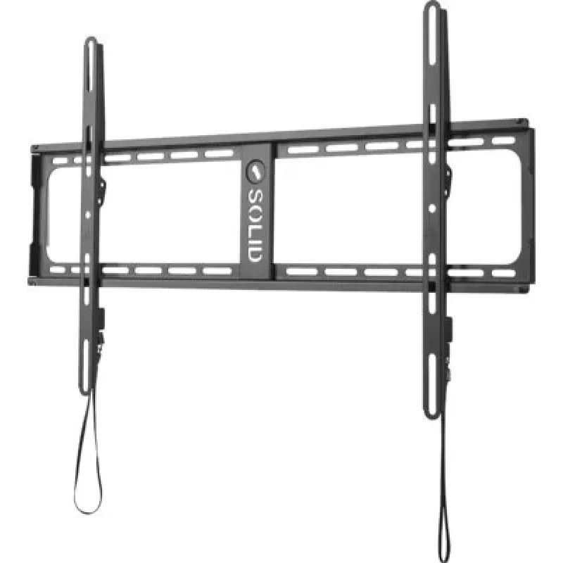 One For All WM4615 Solid FLAT Fixed TV Wall Mount for 32-90 inch TVs, VESA 200x200 to 800x400, 100 kg Capacity, Easy Lock & Release, Black