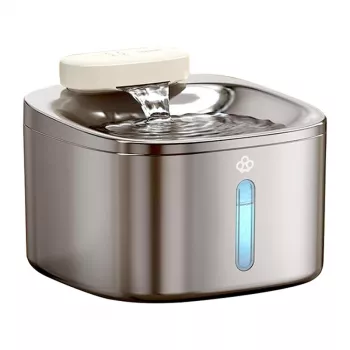 ONEISALL PW04 Pet Fountain 3.5L Stainless Steel Cat Water Dispenser with Triple Filtration