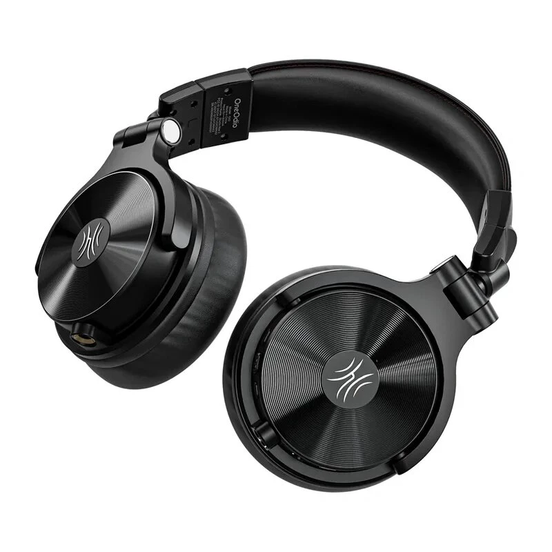 ONEODIO Studio Max 2 Wireless Over-Ear Headphones with Bluetooth 5.2, 72-Hour Battery, CVC 8.0 Mic, Foldable Design (Black)