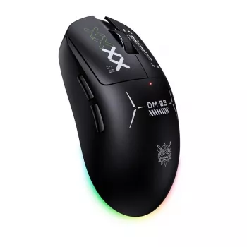 ONIKUMA DM03 RGB Gaming Mouse – Wired Optical 6400 DPI, 7 Programmable Buttons, Right-Handed Ergonomic Design, Black