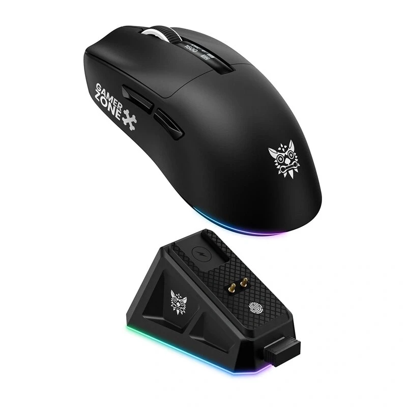 ONIKUMA DM07 RGB Gaming Mouse Black 6400 DPI Wired Optical 7 Buttons