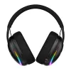 ONIKUMA GT805 Wired Gaming Headset with RGB LED, 50mm Drivers, Flexible Mic (Black)