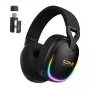 ONIKUMA GT805 Wired Gaming Headset with RGB LED, 50mm Drivers, Flexible Mic (Black)