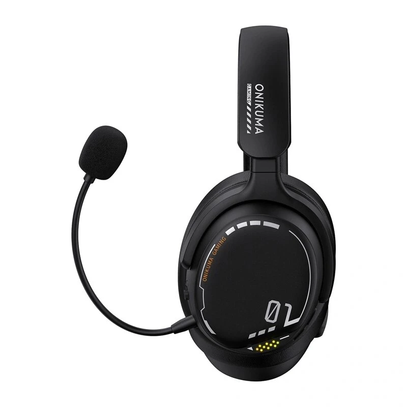 ONIKUMA GT886 Gaming Headphones Over-Ear Wired RGB LED 50mm Drivers Black