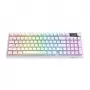 ONIKUMA MT902 Gaming Keyboard (White) - Mechanical, Outemu Blue Switches, RGB Backlit, Full-Size, Wired USB
