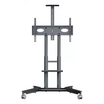 ONKRON TS1571-G Mobile TV Stand for 32-75 inch TVs, 50 kg Load Capacity, Graphite, Height Adjustable